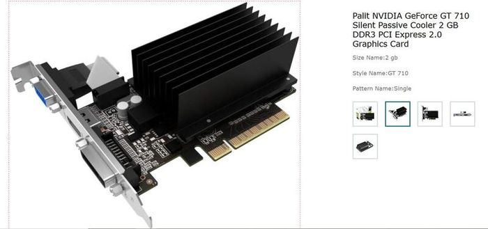 GEFORCE GT 710 2GB Graphics Card New Sealed