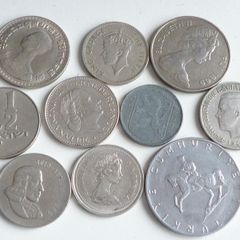 Group of world coins