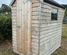 6ft x 4ft Rustic Timber Shed