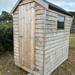 6ft x 4ft Rustic Timber Shed
