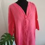 Linen blouse size 14-16 Image 5