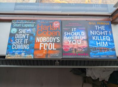 books, mystery fiction thriller