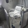 Shower chair with wheels & air cushion Image 5