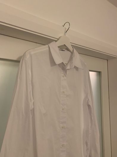 Bershka Mens Plain White Shirt