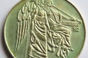 Germany 1902 Silver antique coin medal Dusseldorf