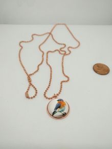Brand New Handmade Robin pendant