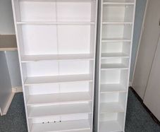 2 old shelf units