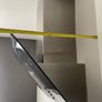 Airforce Angled Cooker Hood - Black Glass & Stainless Steel Extractor Fan Image 4