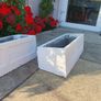 Pair of composite stone windowboxes Image 3