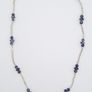 925 vintage sterling silver and amethyst necklace Image 2
