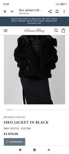 Annette Goertz designer ladies wool green coat
