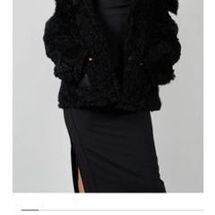 Annette Goertz designer ladies wool green coat