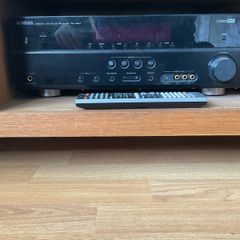 Yamaha reciever and surround sound.