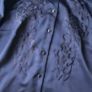 Vintage Yarell Navy Blouse. Size 18 Image 2