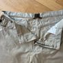 Mens Beige Jeans Image 4