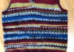 Handknit wool tank top 4-5 years unisex