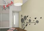 Dandelion Flower & Birds Wall Stickers Nice Stylish Home Decor 