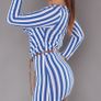 Longshirt_with_waterfallcut_and_belt_ fits s/m Image 5