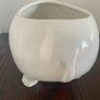 Vintage large ceramic hippo planter Image 4
