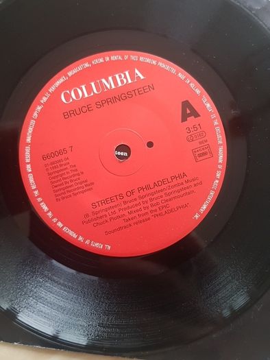 Bruce Springsteen 7" - Streets Of Philadelphia