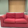 red sofa bed Image 2