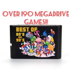 190+ Sega Megadrive Games Multicart Full of Classics!!