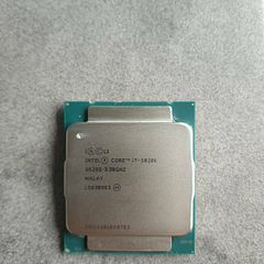 I7-5820k 3.3Ghz to 3.6 Ghz. 6/12. Lga 2011-3