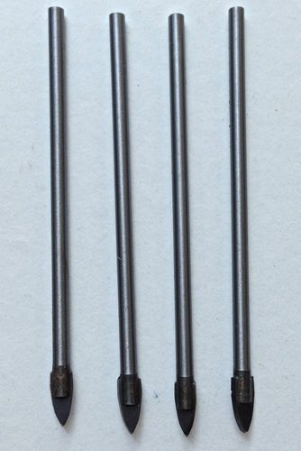 3mm Ceramic, Glass, Marble Drill bit. SET OF 4