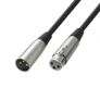 Microphone Speaker Lead Mic Cable Male XLR to Female XLR 1 Metre Image 2
