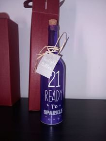21st Birthday Decorative Bottle