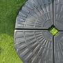 Cantilever Parasol Garden Umbrella Heavy Base Stand Image 5