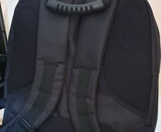 big black backpack bag