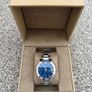 Burberry The City Men's Sapphire Blue Dial Steel Silver Swiss Made Watch BU9031 Image 2