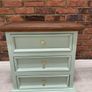 Solid Mexican pine bedside locker / table Image 2