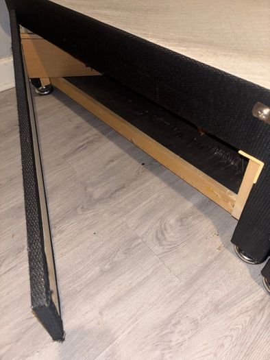 Queen size Divan Bed Black