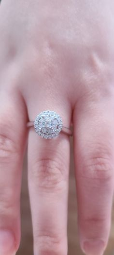 Authentic Adara 9ct White Gold 0.50ct Diamond Ring