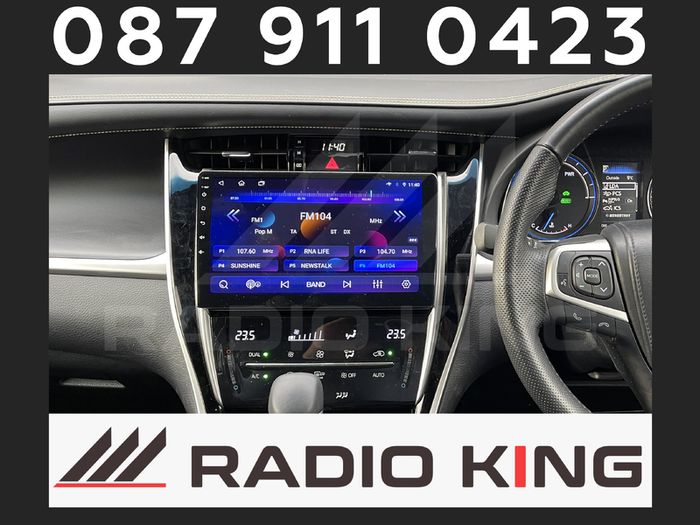 Premium Carplay Toyota Harrier Android Auto Audio