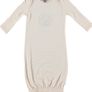 Newborn neutral BNwT bamboo cotton gown by Barefoot Dreams Image 3