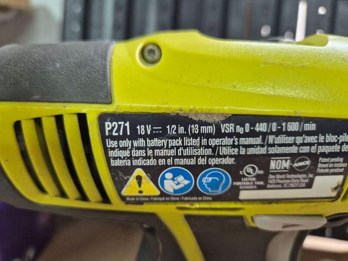 Ryobi pair. Drill and Impact Driver