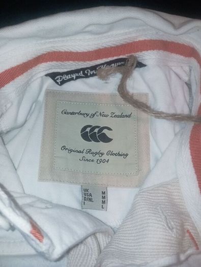 rugby shirt new old stock Canterbury size medium