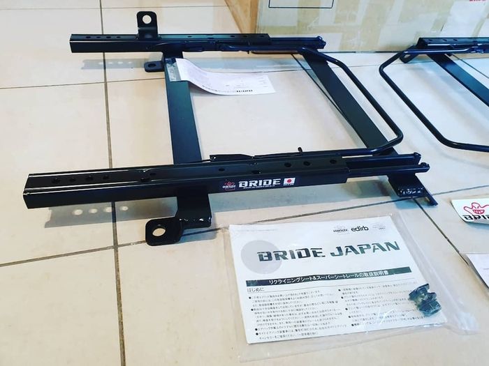 2x Bride Super Low Seat Rails - Brand New - Recliner Bride/Recaro