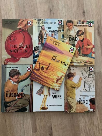 Set of 7 Retro Books in Excellent Condition