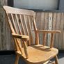 A Late Victorian farmhouse armchair. Image 3