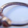 Vintage Gold Plated Solid Sterling Silver 925  Ring size P1/2 - 3g Image 9