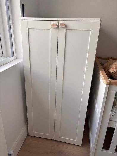 IKEA Platsa children's wardrobe with panelled doors.