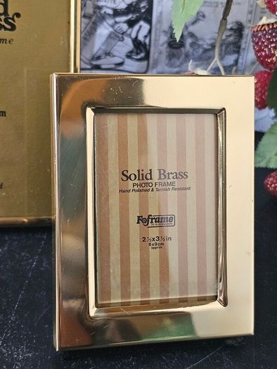 Solid Brass Photo Frames