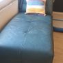 C corner leather sofa and leather suede chaise lounge Image 8