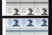 1968 Ireland Centenary of the Birth of Countess Markiewicz Commemorative Stamp T-Gutter Pairs Mint Never Hinged (MNH)
