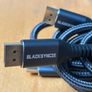 BLACKSYNCZE Displayport Cable 2M/6.6FT, DP to DP 1.2 Cable [4K@60Hz, 2K@165Hz, 2K@144Hz] Nylon Braided Display Port Cord Supports FreeSync and 3D, Compatible for Laptop, Gaming Monitor, Graphics Card Image 2
