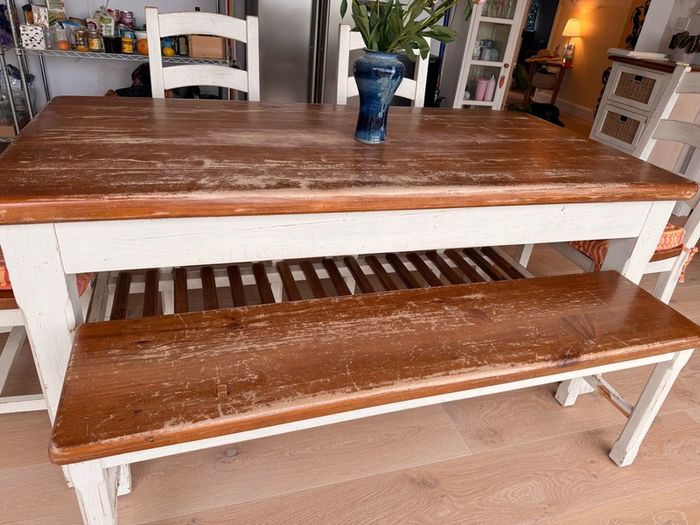 Strawbridge solid wood dining table set